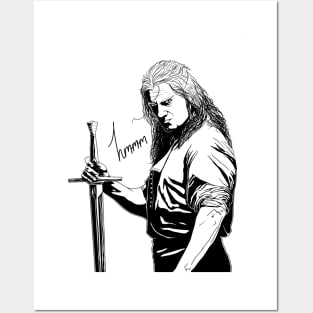 The Witcher, Geralt of Rivia: inspirational quote “Hmm” Posters and Art